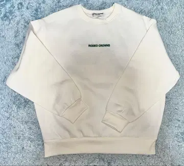 RODEO CROWNS WIDE BOWL 맨투맨 트레이닝복 화이트