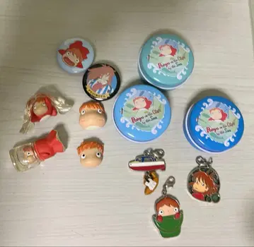 벼랑 위의 포뇨 마그넷 참 캔뱃지 키링