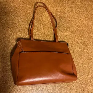 숄더백 브라운 천연 가죽