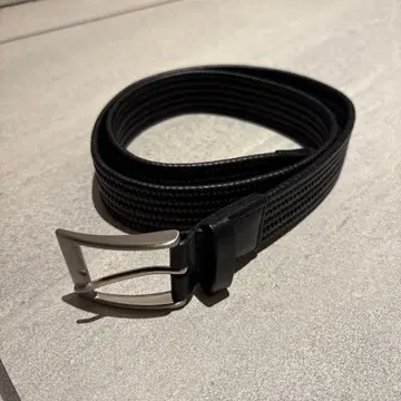 Theory 블랙 웨빙 벨트