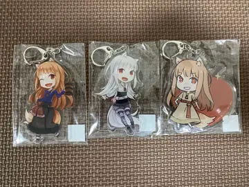 늑대와 향신료 늑대와 향신료전 아크릴 키링 전 3종 세트