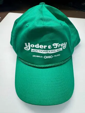 Yoder & Frey 그린 컬러 캡