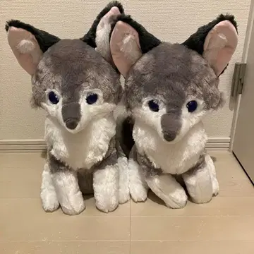 아마테라스의 늑대 호로우 울트라 빅 봉제 인형 2체 세트! 1