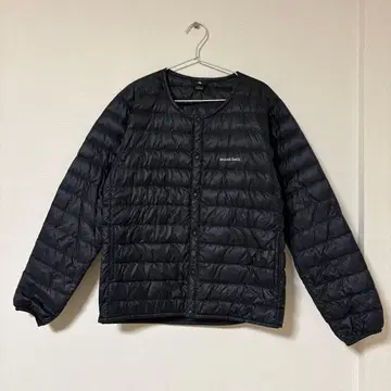 몽벨 블랙 다운 자켓 M