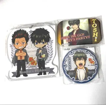 은혼 히지카타 토시로 세트 j-world 마루카쿠 캔뱃지