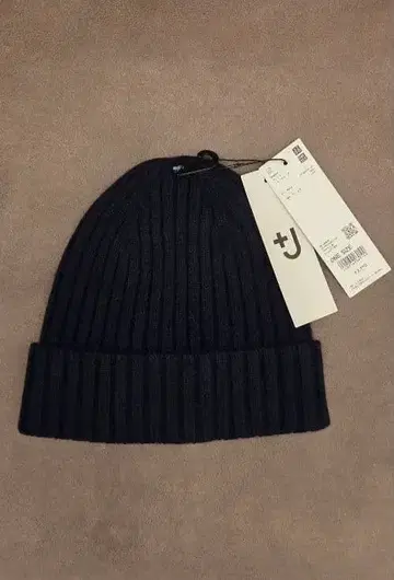 +J 네이비 니트 모자 원사이즈