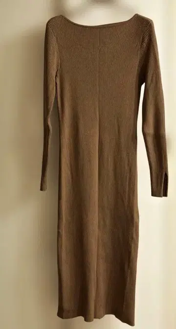 라운지 드레스 니트 원피스 모카 브라운