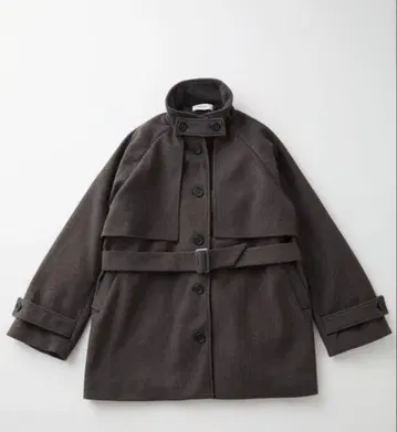 모노마트 2WAY 미들 기장 트렌치코트