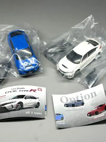 토이즈 캐빈 1/64 혼다 시빅 타입 R 2종 세트