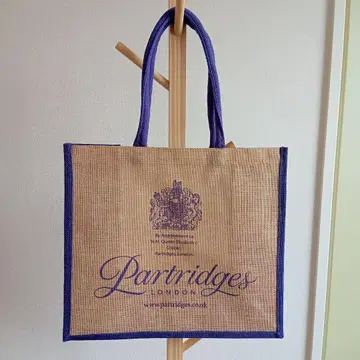 영국 고급 슈퍼 Partridges 주트 린넨 에코백