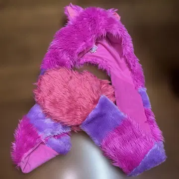 디즈니랜드 디즈니씨 체셔 고양이 팬 캡 머플러 캡