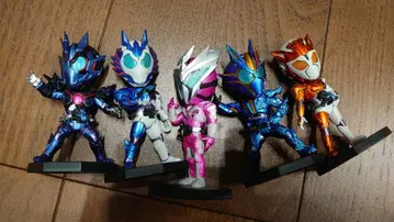 제일복권 가면라이더 SD 피규어 5체 세트