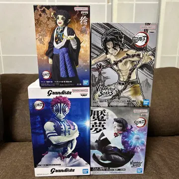 귀멸의 칼날 피규어 4점 세트