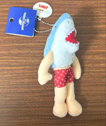USJ 한정판 JAWS 상어 인간 마스코트 키체인 상어 굿즈