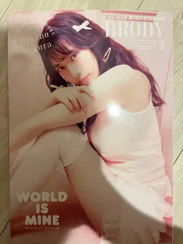 BRODY 2월호 이기나리 도호쿠산 사쿠라 히나노 백야서방 한정판 표지