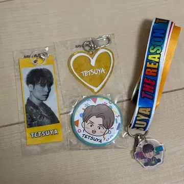 TETSUYA 메지루시 택 캔뱃지 넥스트랩 EXILE 세트