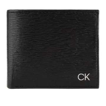 캘빈 클라인 접이식 지갑 블랙