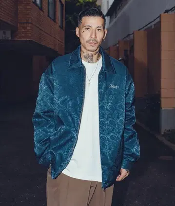 Subciety 스윙탑 자켓 페이즐리 패턴