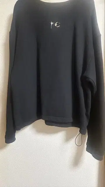 사그 클럽 블랙 오버 사이즈 트레이닝복