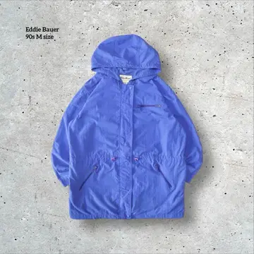 90s 구제 의류 에디 바우어 나일론 자켓 마운틴 후드티 드로 코드