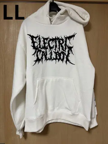 [ 새상품 ] 일렉트릭 콜 보이 후드티 LL 사이즈 화이트 후디
