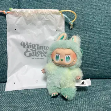 Big into Eggs 봉제 인형 라이트 그린