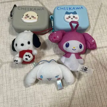 치이카와(먼작귀) 파우치, 산리오 5개 세트