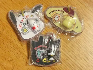 산리오 캐릭터즈 패키지 참 & 초코볼 3개 세트