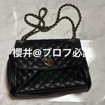 [ 즉시 구매 OK ] 블랙 퀼팅 숄더백