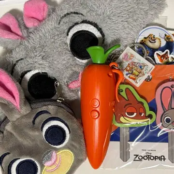 주토피아 당근 펜 세트