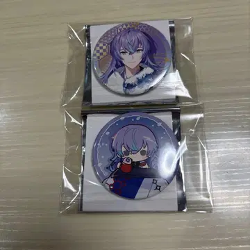 니지산지 Dytica 스이파라 카페 캔뱃지 2개 세트