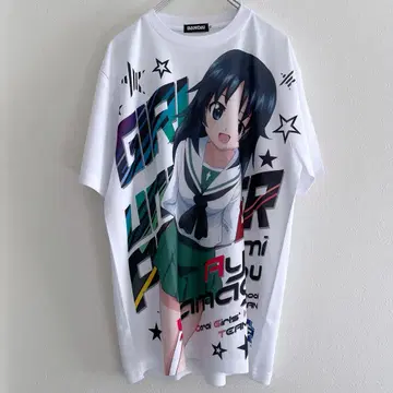 걸즈 앤 판처 T셔츠 XL 사이즈 걸즈 앤 판처