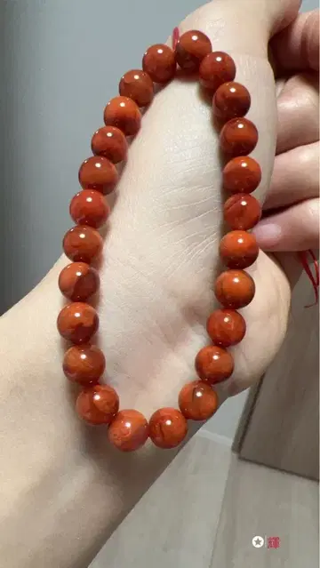 고품질 빨간 마노 마노 팔찌