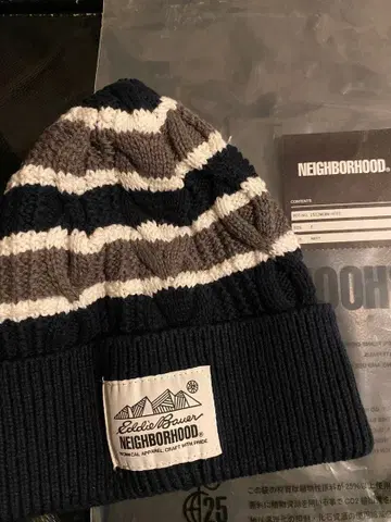 neighborhood Eddie Bauer 콜라보 니트 모자