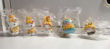 산리오 덴푸라 피규어 5종 세트