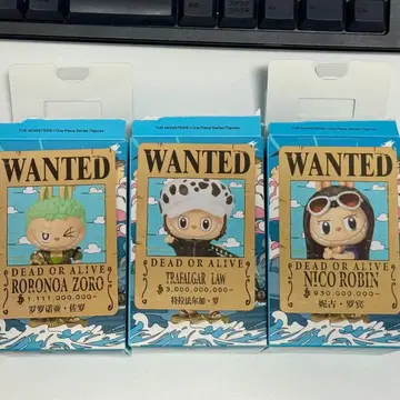 THE MONSTERS x One Piece 조로 로빈 로 3체 세트