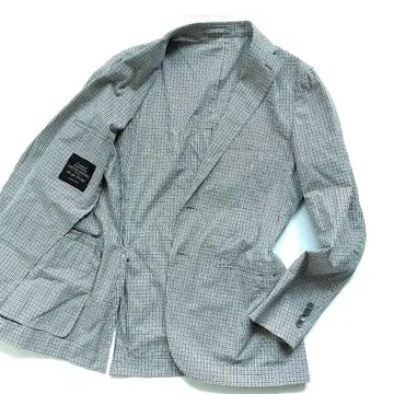 유나이티드 애로우즈 테일러드 자켓 체크 앤컨