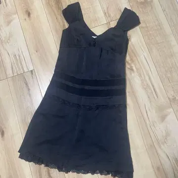 blondy 브론디 레이스 원피스 블랙 미사용 택 포함 레이어드에도