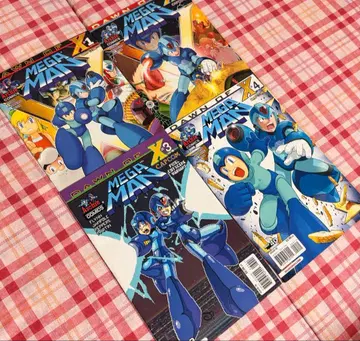 B37 록맨 MEGAMAN 아메리칸 코믹스 리플렛 4권 세트