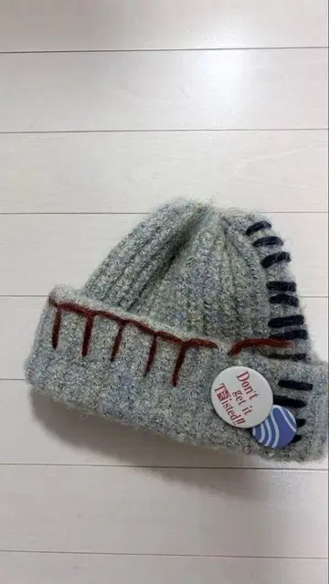 리브 니트 모자