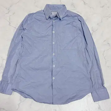 스튜디오스 버튼 다운 셔츠 블루 [ S ] 가슴 포켓 부착 일본제 면