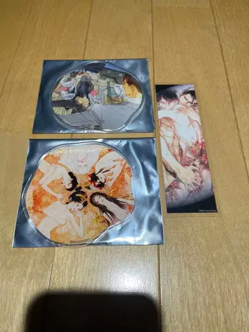 카사이 아유미 누고토 토리 아크릴 코스터 만화전 콜라보 카페 책갈피