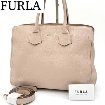 [ 고품질 ] FURLA 알바 핸드백 토트백 2way 베이지