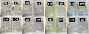 산리오 슬리브 엔조이 아이돌 트레이딩 카드 카드