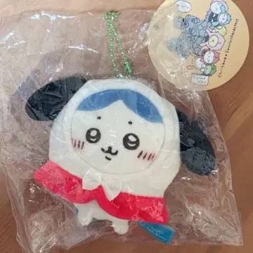 치이카와 (먼작귀) x 산리오 캐릭터즈 쁘띠 미니 후드 마스코트 하치와레