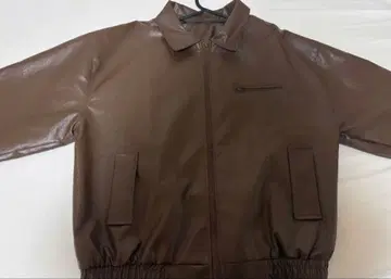 가죽풍 브라운 자켓