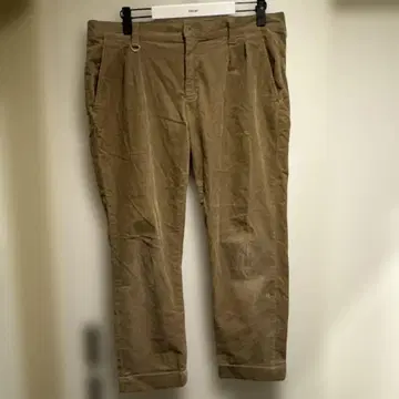 SOPHNET 베이지 코듀로이 캐주얼 팬츠