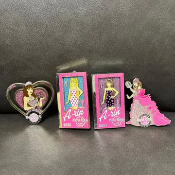 모모쿠로 사사키 아야카 Hard Rock CAFE 핀 배지 8점 세트