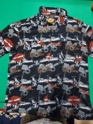 할리데이비슨 하와이안 셔츠