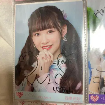 이코러브 오토시마 리사 친필 마카롱 의상 겨울 투어 파이널